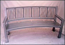 Curved Bench